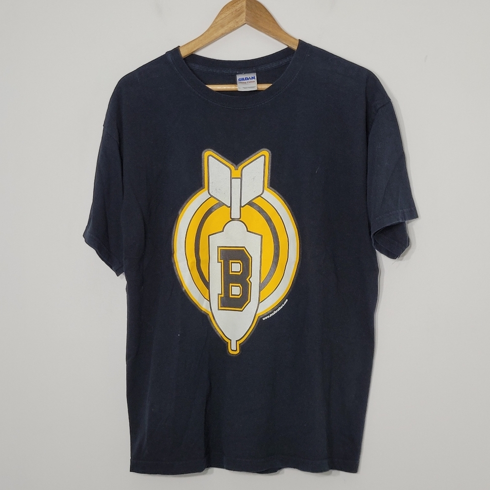 Bombers Jersey T-Shirt Youngblood Hockey Thunder Bay Cotton 100% Size Large